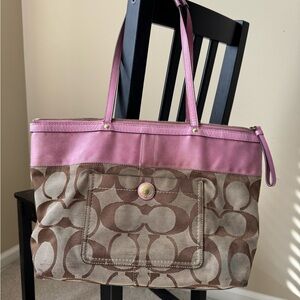 Pink Coach Tote Fair